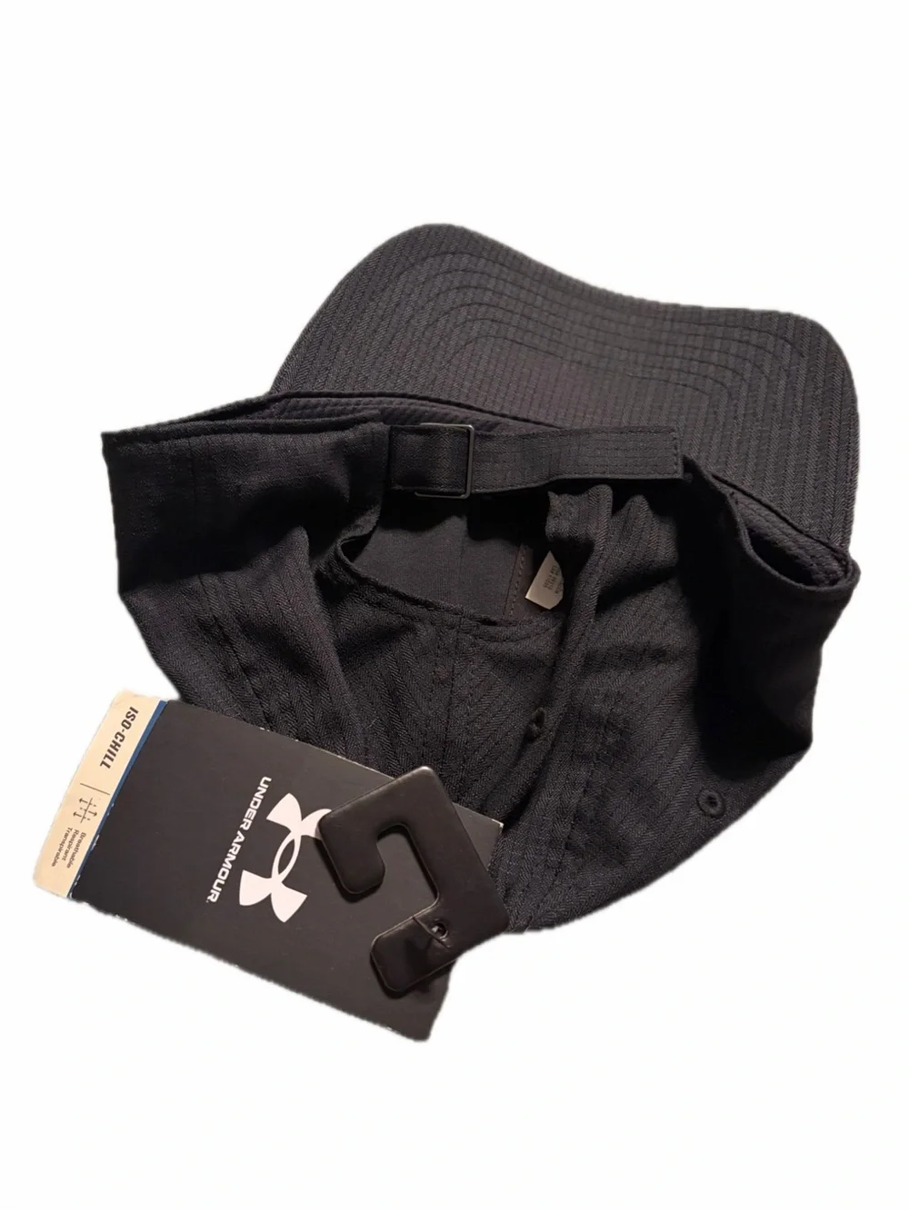Under Armour Women’s Black Logo Baseball Cap ISO-Chill